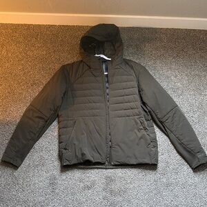 lululemon athletica Men's Dark Green Puffer Jacket
